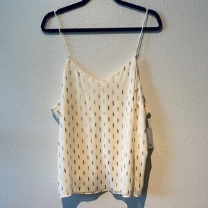 Nine West Cream Patterned Camisole